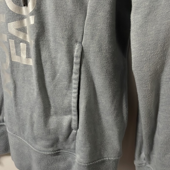 THE NORTH FACE BLUE/GRAY HOODIE - Picture 2 of 2